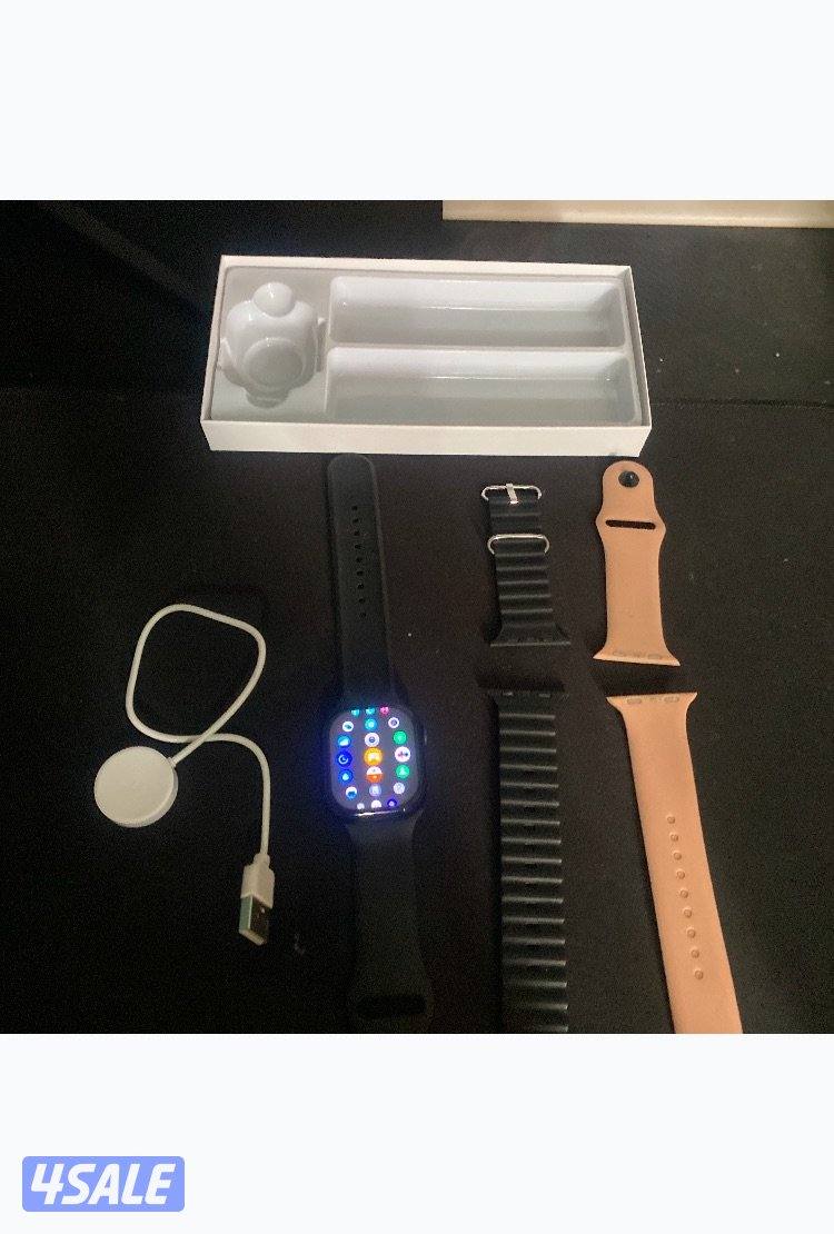 ساعه ذكيه اسعمال نضيف للرياضه  و حاسبه و العاب وكل شيء0