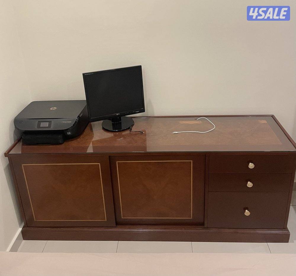 مكتبه خشب سولد مهوغني4