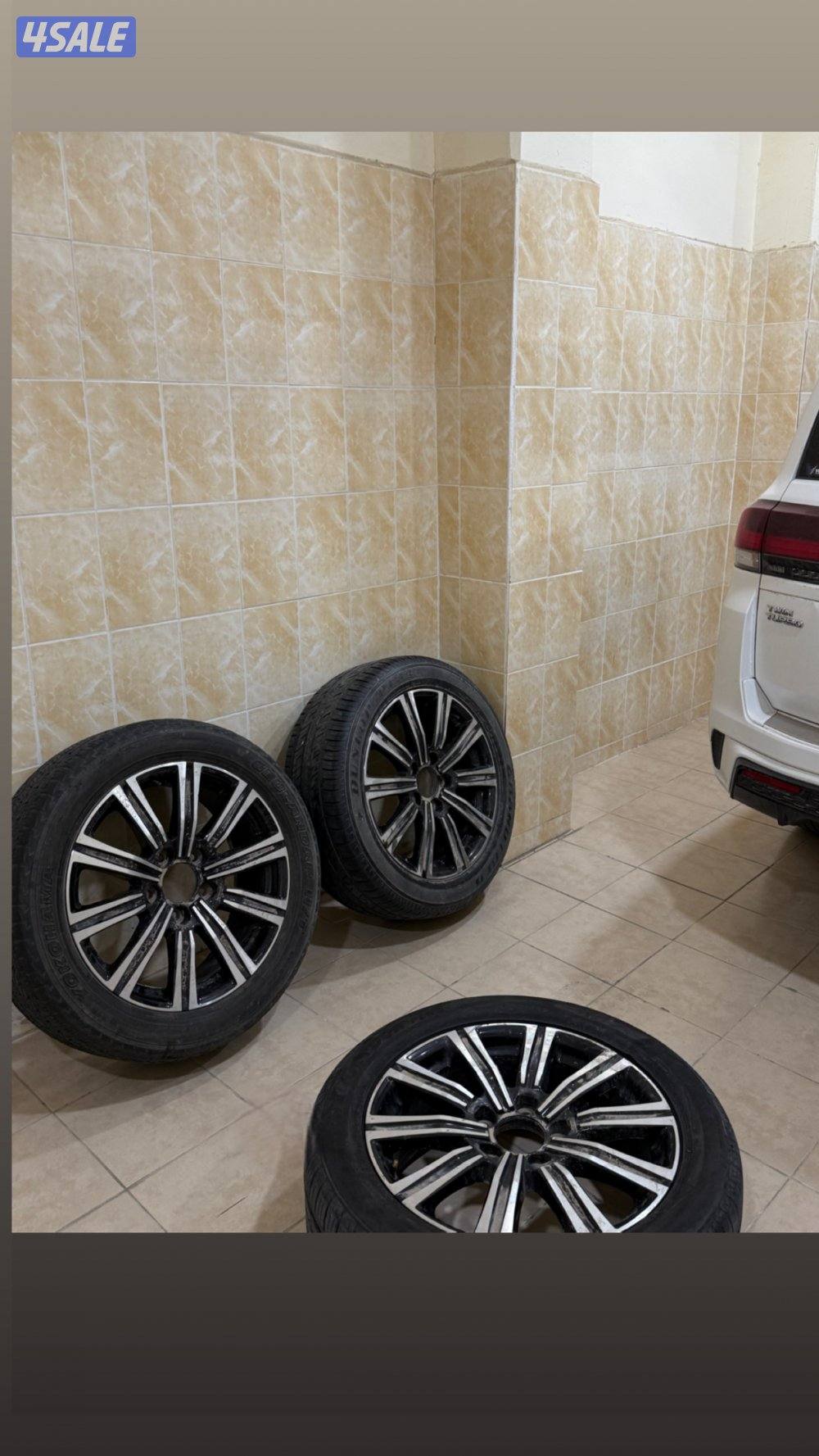 ٣ رنقات جيب لكزس مع توايرهم حجم21 حط سعرك وشيلهم0