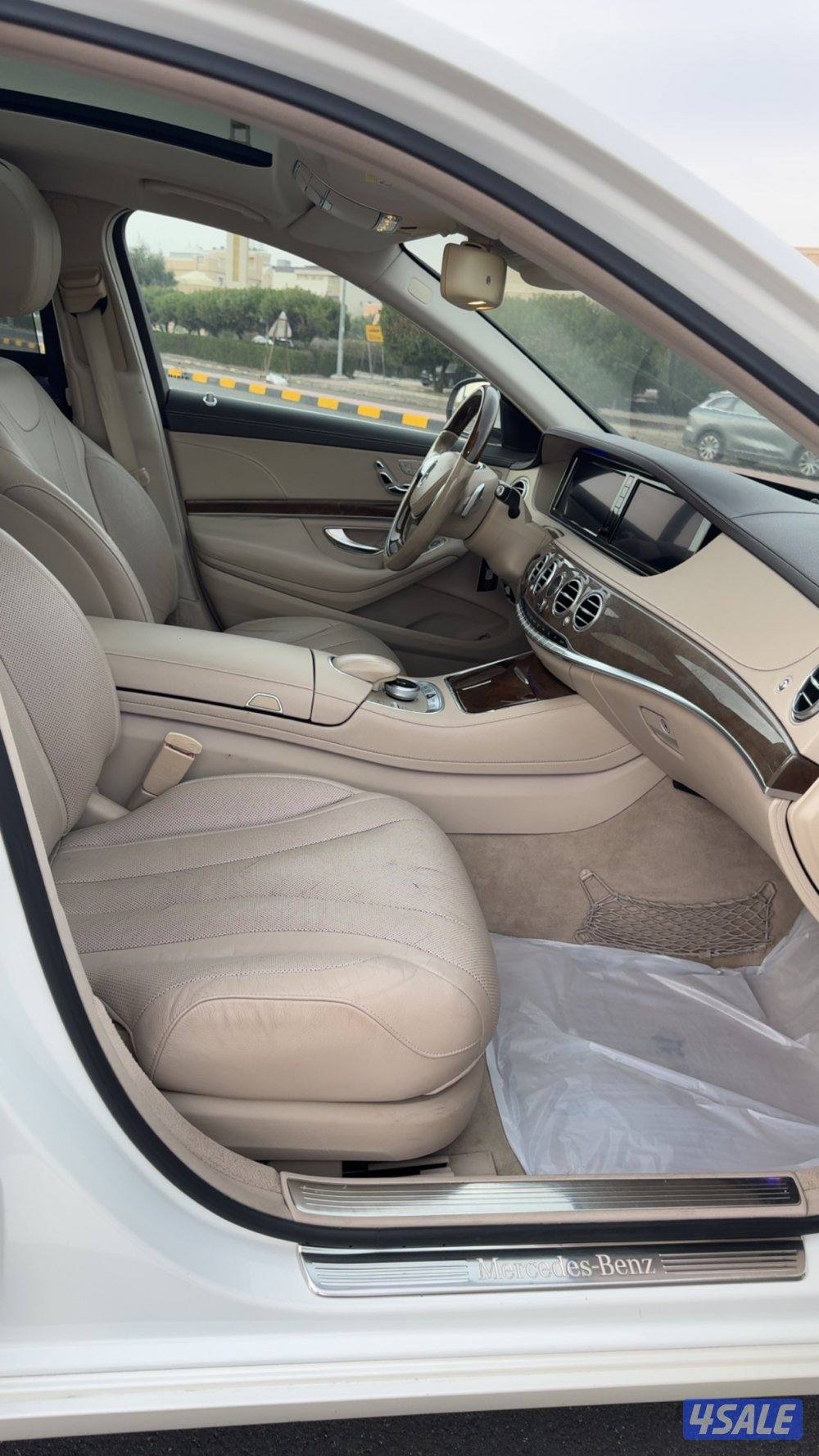 للبيع مرسيدس S400 موديل 2014 البشر ماشي 164 الف زرين كامل المواصفات3