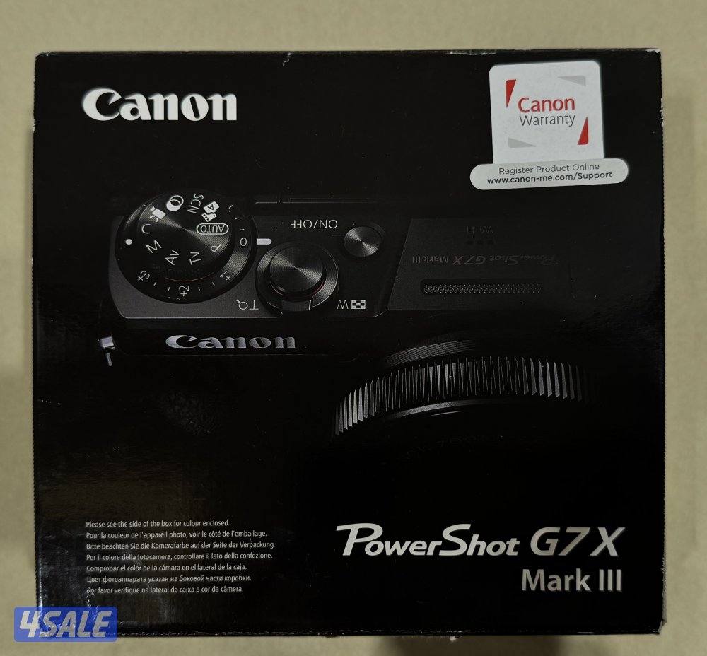 Canon PowerShot G7X Mark III Digital Camera (Black)0