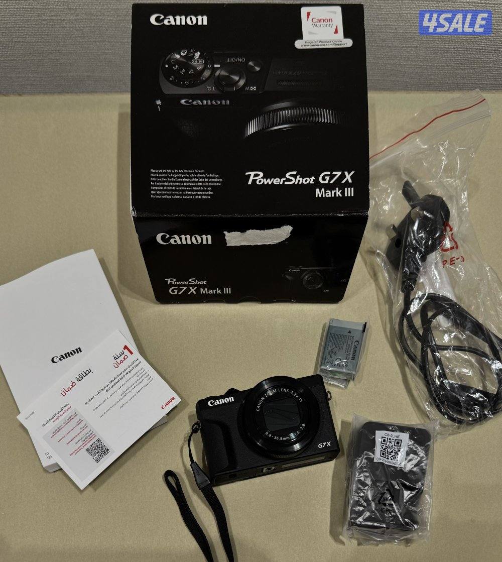 Canon PowerShot G7X Mark III Digital Camera (Black)3