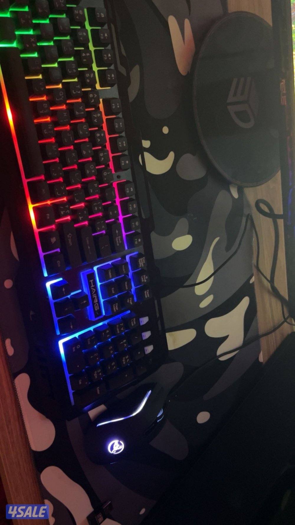 للبيع سيت اب بدون شاشةويا اغراضه كرت 3060ti معا معالج i7 نظيف جداً4