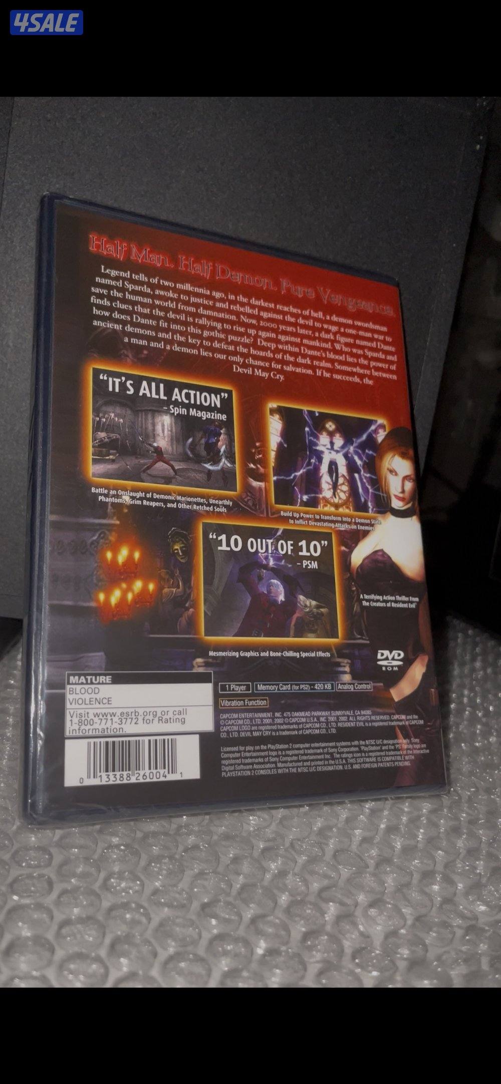 لعبه Devil may cry 1 ps2 جديده سيلد ختم المصنع2