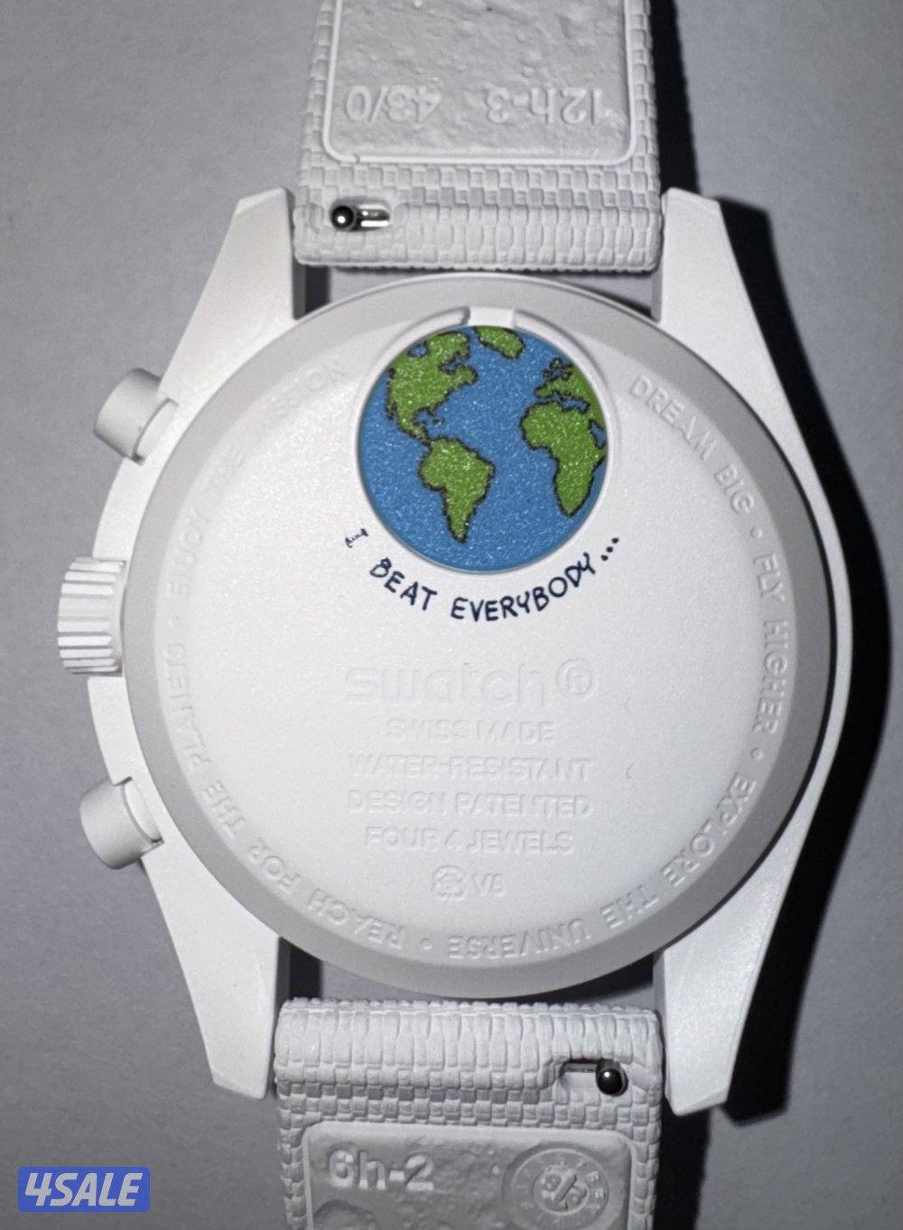 Omega X Swatch MISSION TO EARTHPHASE - MOONSHINE GOLD Cold Moon2