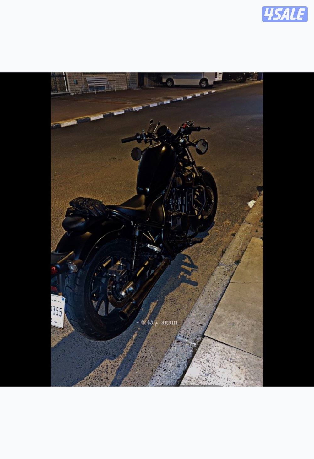 هوندا ربيل 500 موديل 2025 ماشي 1500 مادش سيرفس ثاني  عليه اضافات0