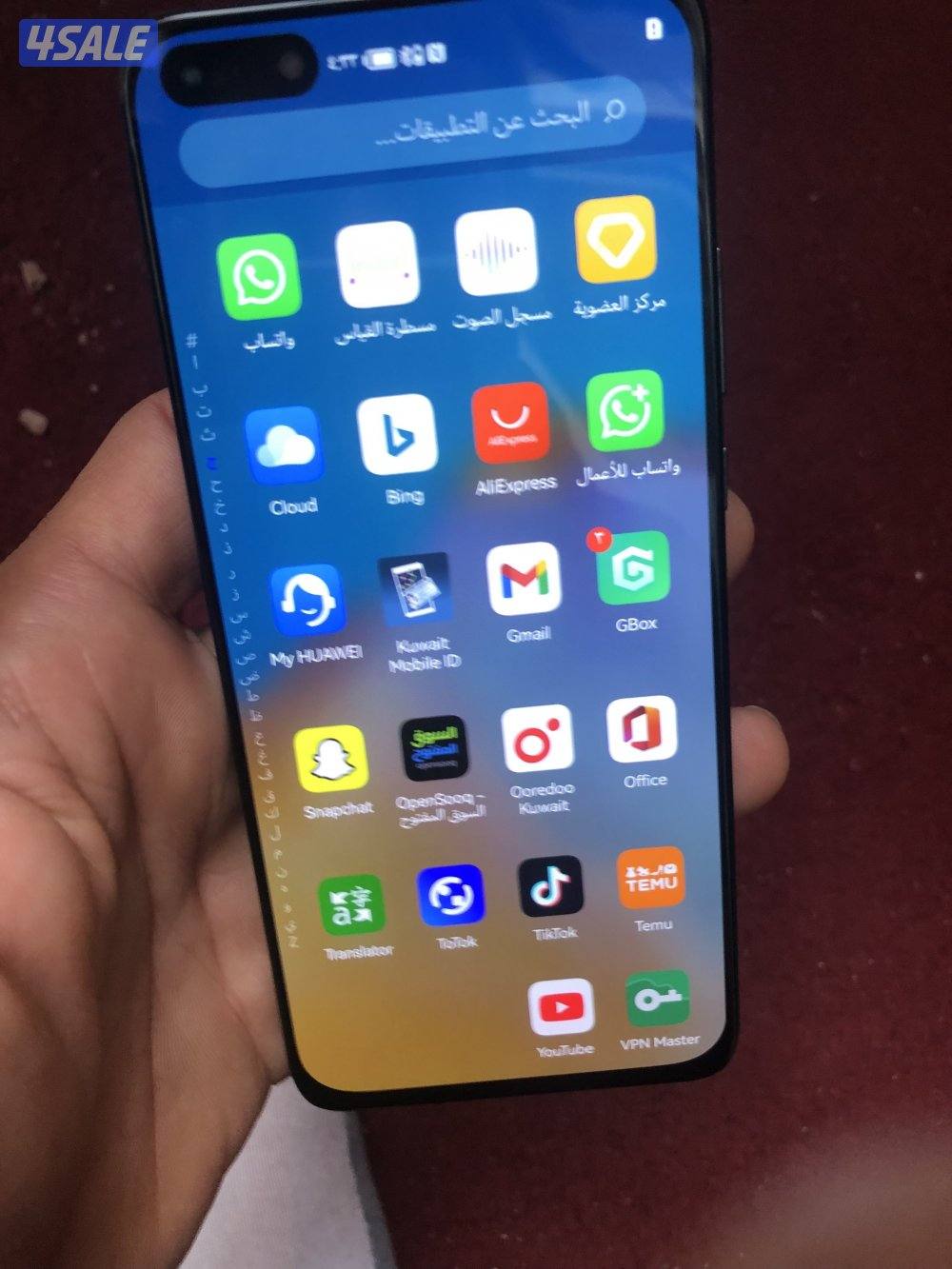 هواي 40Pبرو 5G. سعر50دينار ذاكرة256جيج2