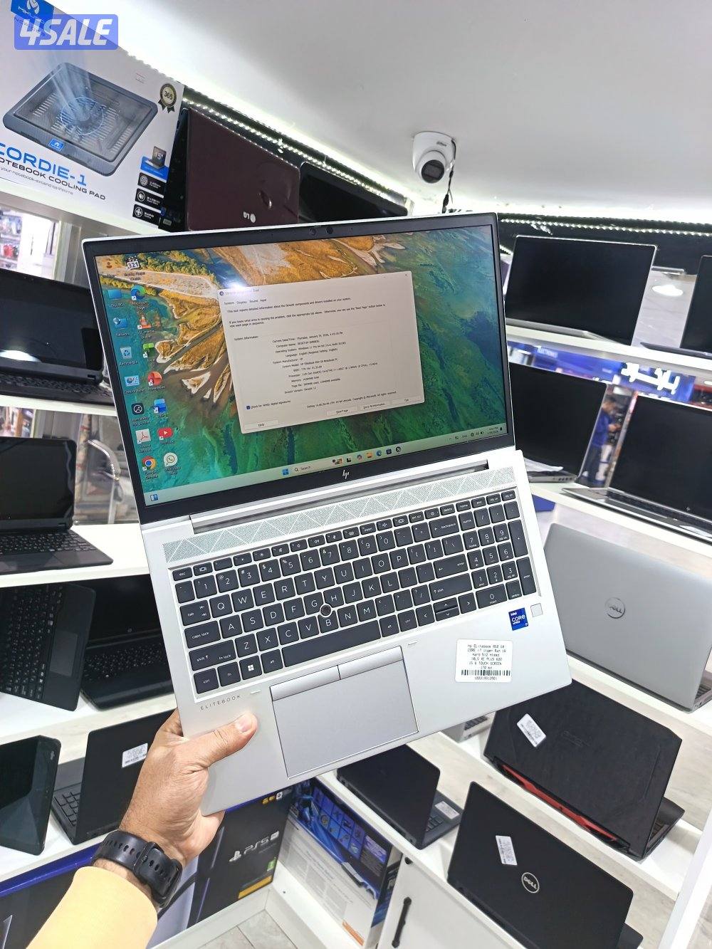 hp elitebook 850 G8 Touch core i7 11 generation Ram 16 Hard ssd تاتش1