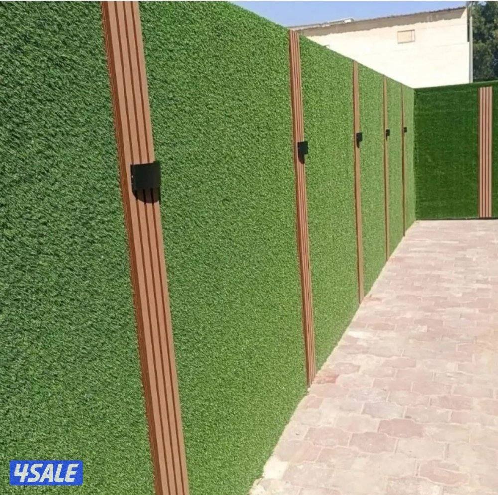 تنسيق حدائق تركيب السور التركي والتيل الطبيعي والصناعي وتركيب البلاط2