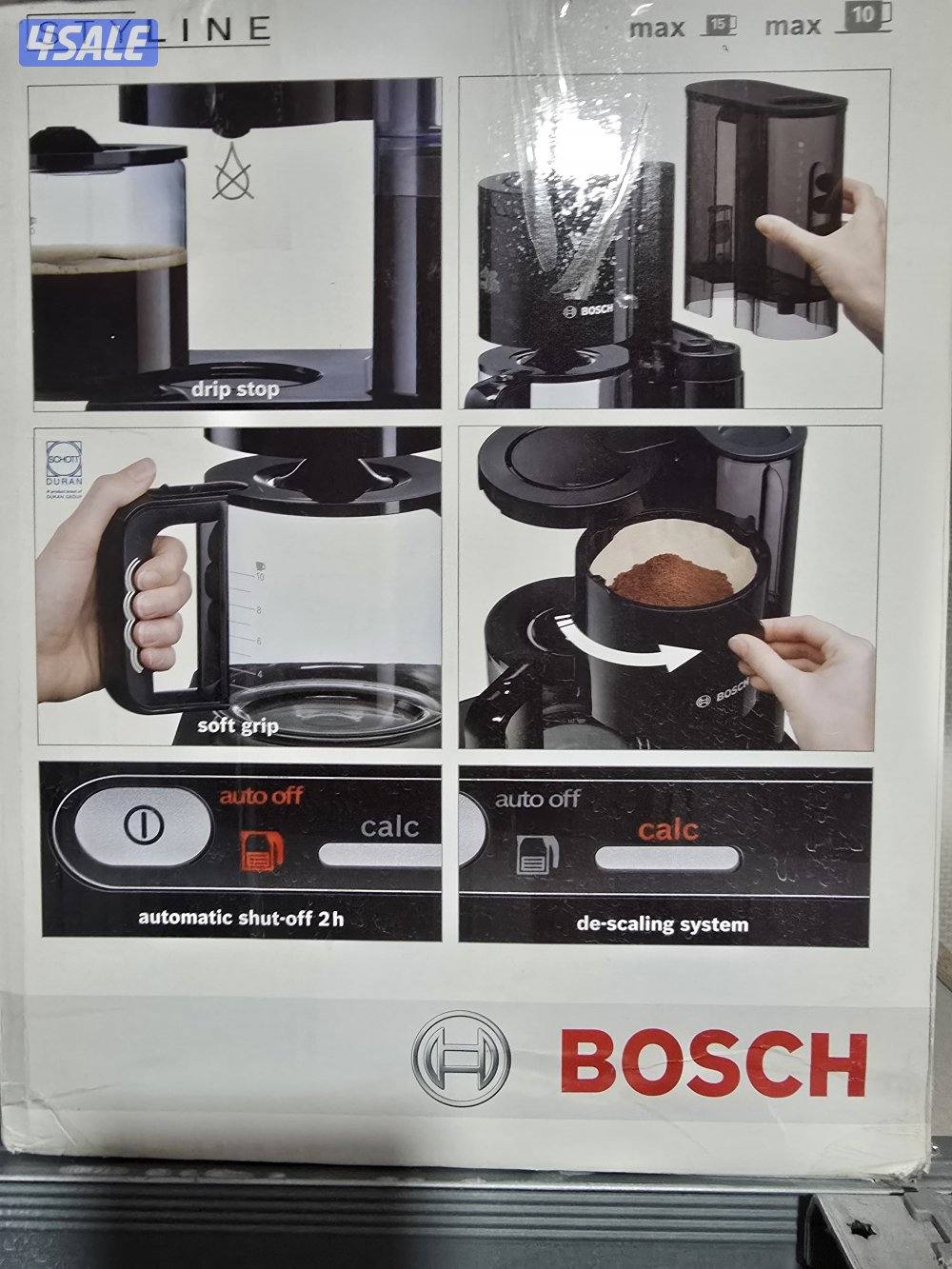 ماكينة قهوة فلتر ماركة بوش استعمال بسيط0