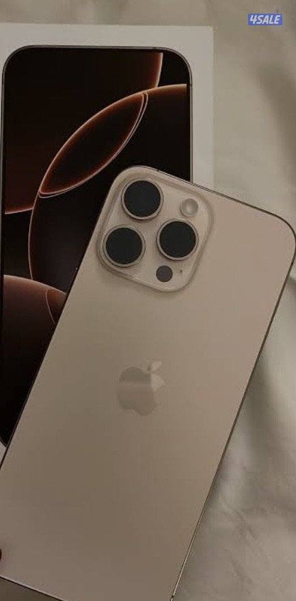 هاتف آيفون 16برو ماكس مستعمل حاله ممتازه0