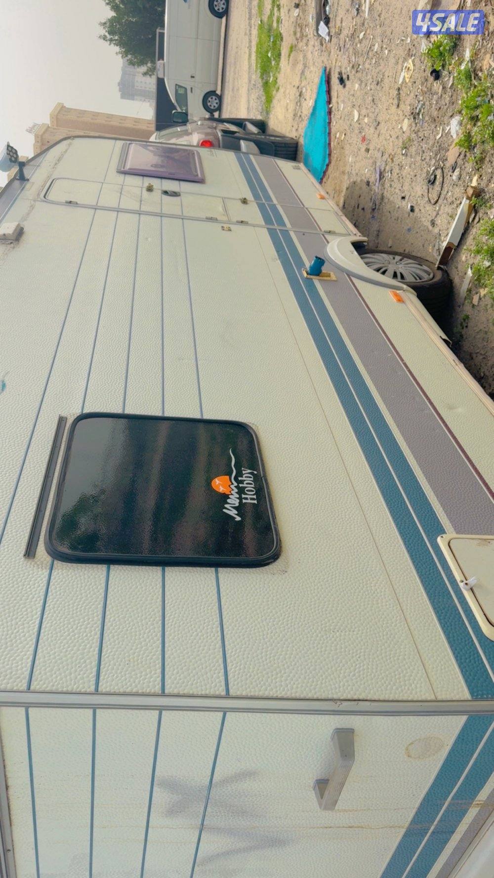 للبيع كرفان هوبي غرفه ماستر وصاله تواير يدد تلفزون تانكي ماء6