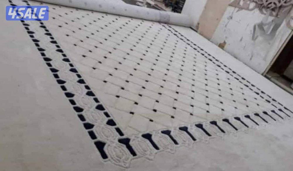 كل مايخص الديوانيات والمساند نقشات حفر يدوي بلاستك ثيل صناعي6