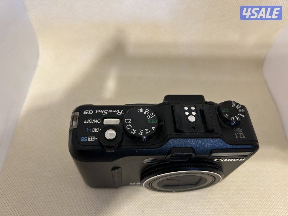 Camera canon G9 نادره شبه جديده صورها داخل3