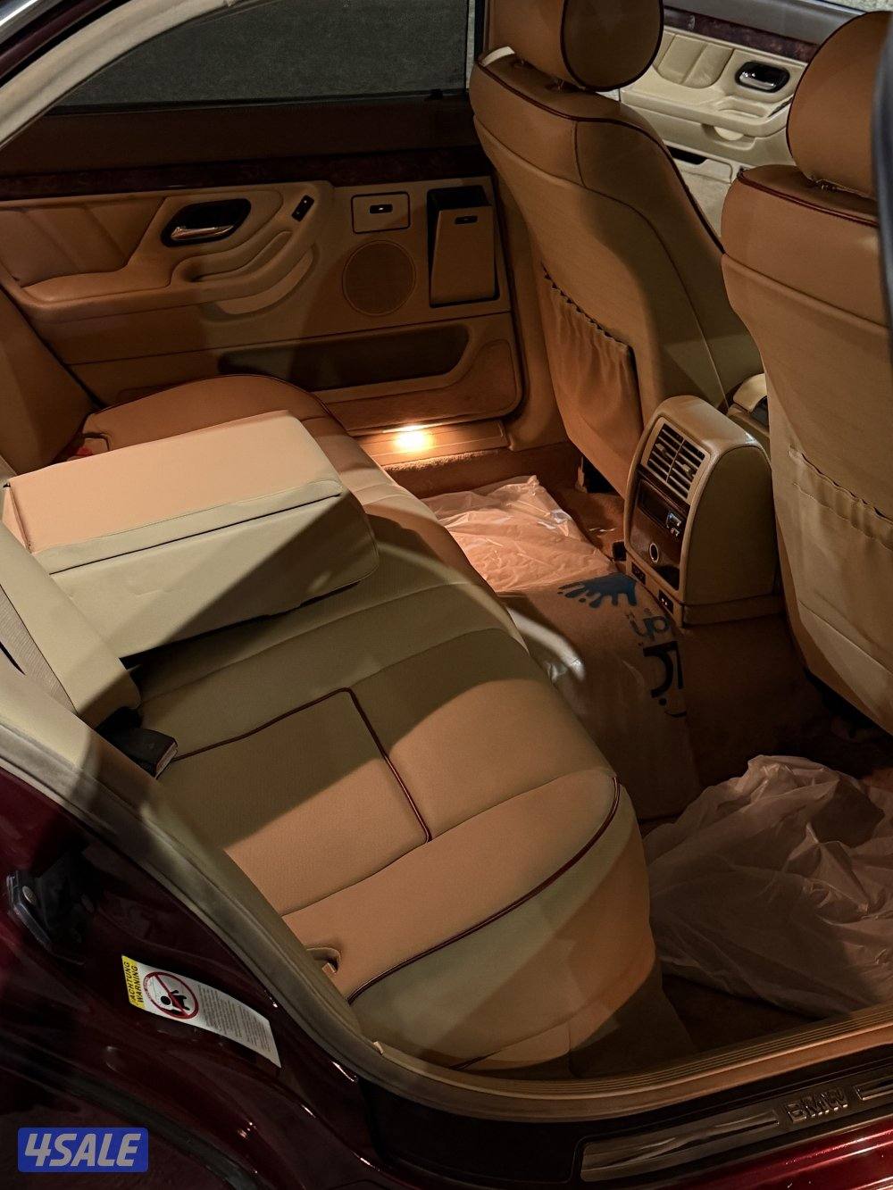 للبيع bmw ٧٢٨il اللون برقندي2