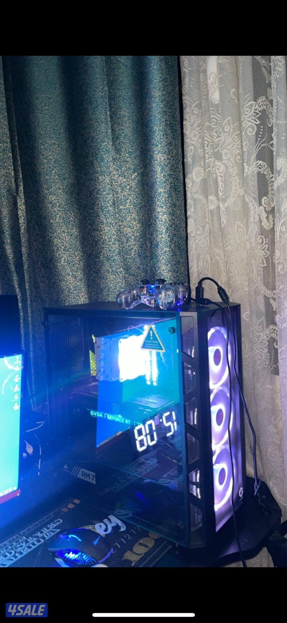 للبيع بيسي 2070RTX جيل 9700 باقي الموصفات بالصوره. (125)0