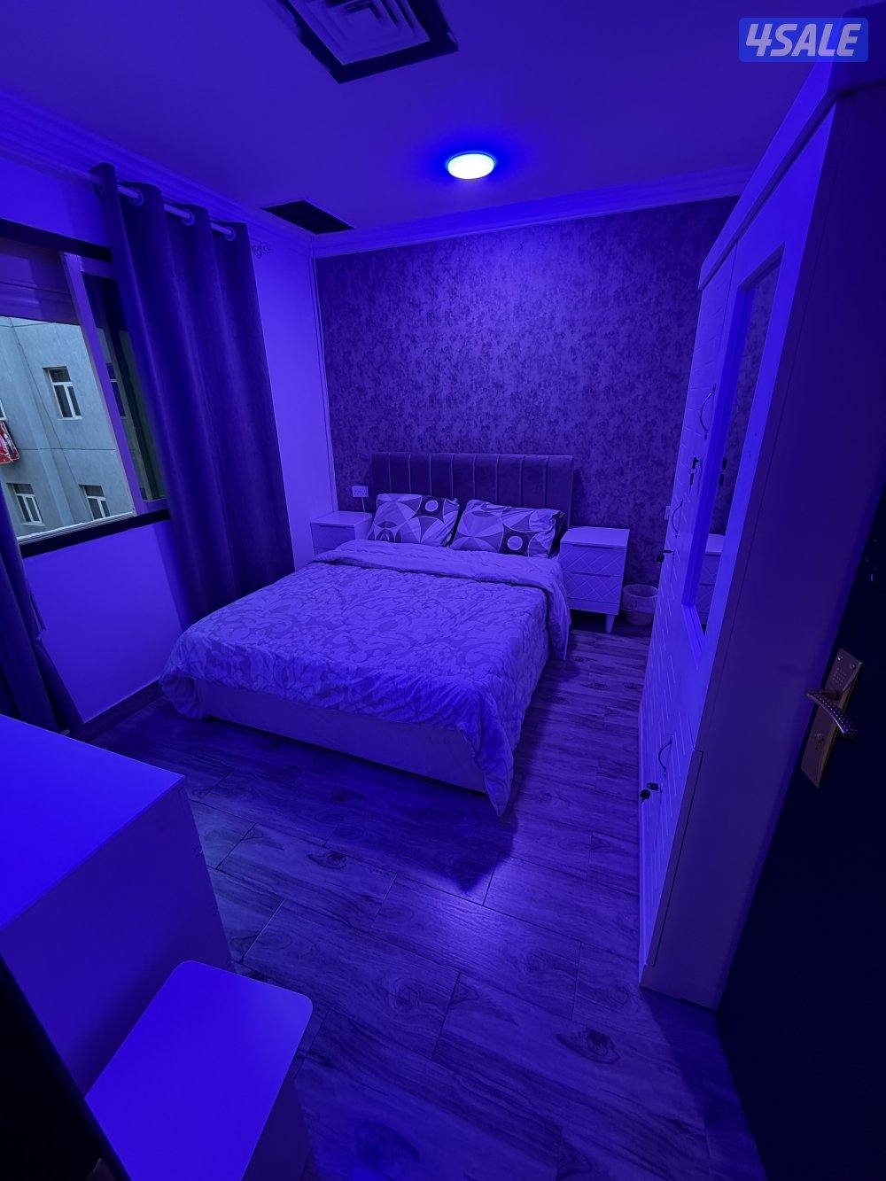 يوجد لدينا شقه خلو الايجار غرفه وصاله ومطبخ وحمام تشطيب سوبر لوكس4