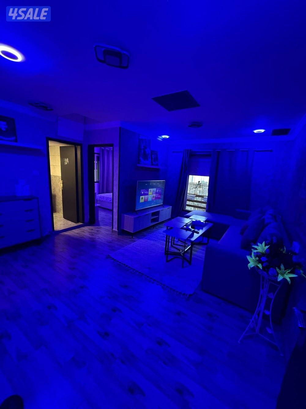 يوجد لدينا شقه خلو الايجار غرفه وصاله ومطبخ وحمام تشطيب سوبر لوكس6