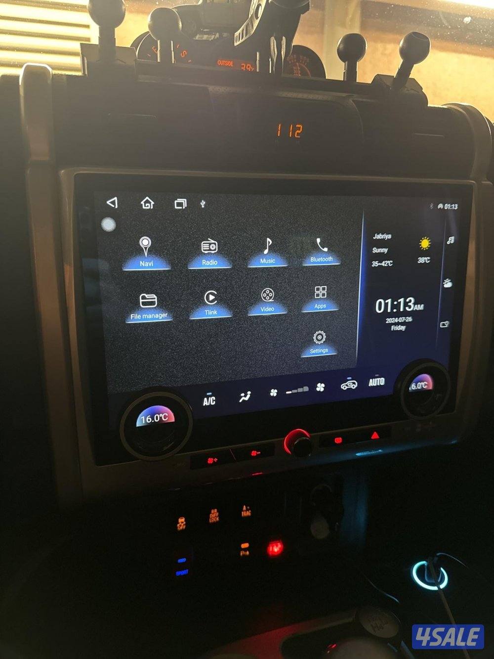 للبيع شاشه اندرويد للافجي 128 قيقا مواصفاتها كلها موجوده بالصوره1