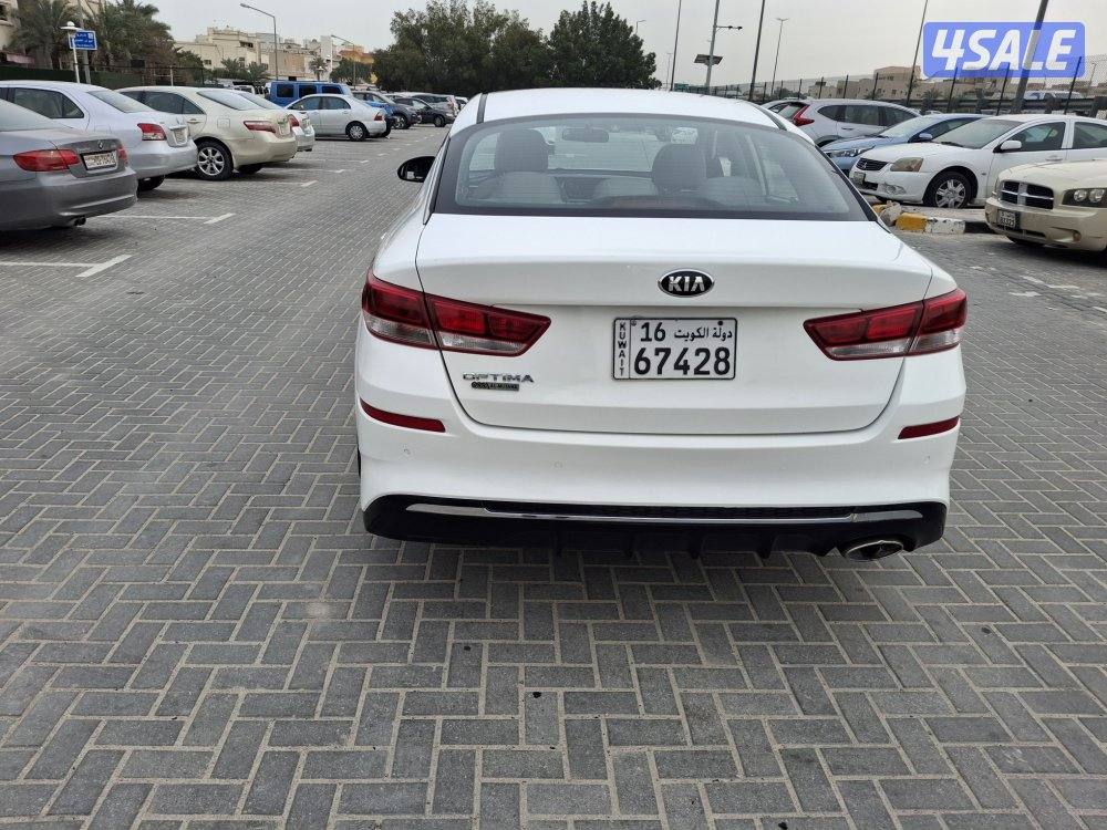 كيا اوبتما أبيض 2019  كيب رنك كشافات سنسر لاتحتاج شيء1