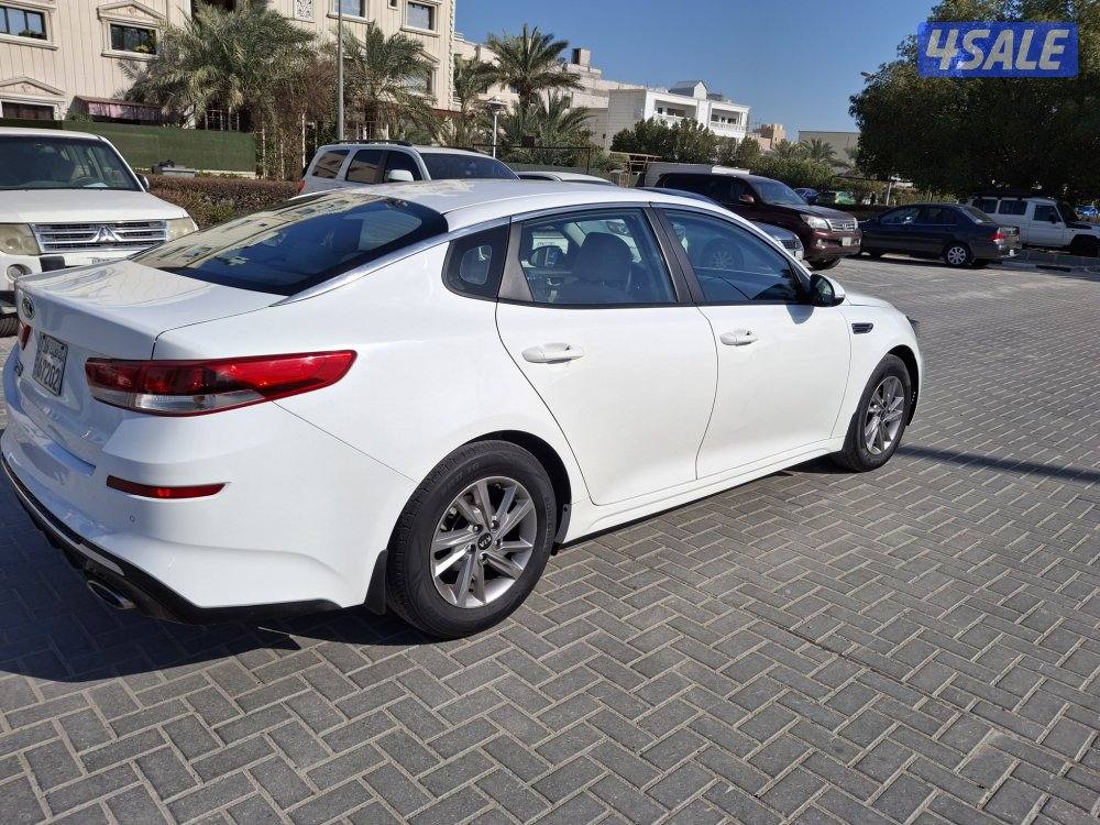 كيا اوبتما أبيض 2019  كيب رنك كشافات سنسر لاتحتاج شيء2