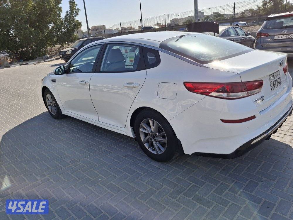 كيا اوبتما أبيض 2019  كيب رنك كشافات سنسر لاتحتاج شيء3