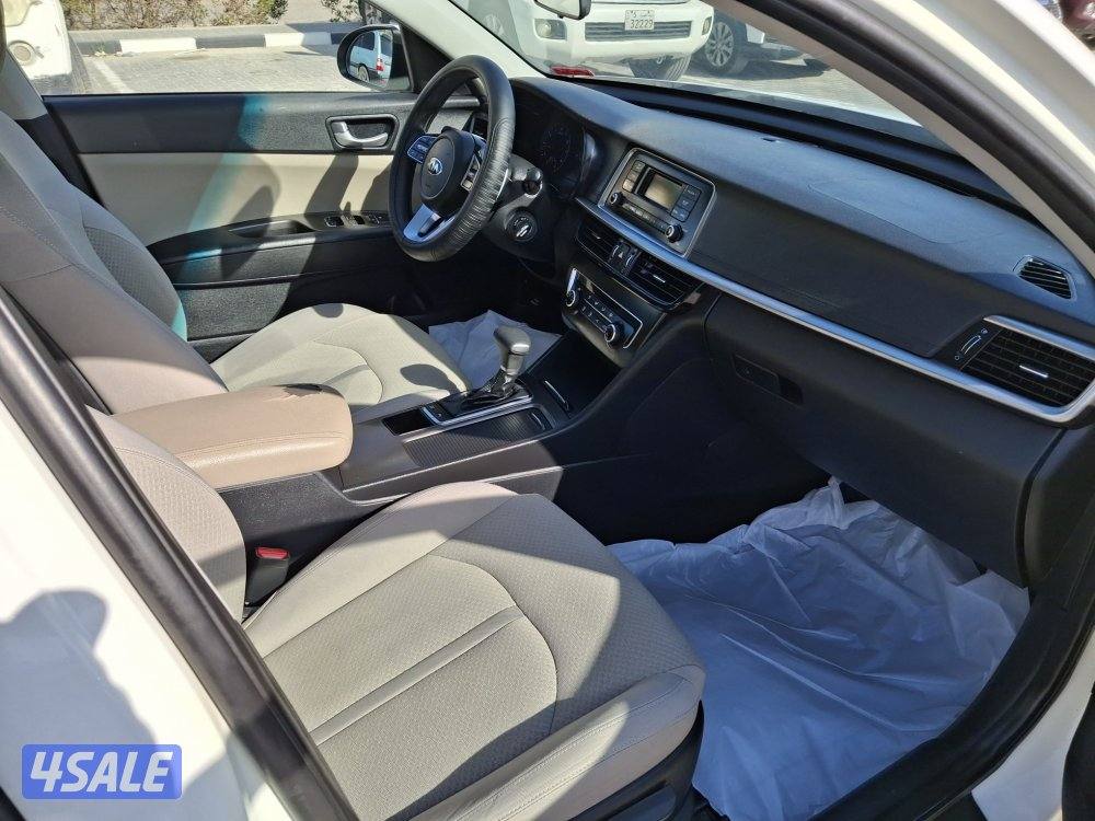 كيا اوبتما أبيض 2019  كيب رنك كشافات سنسر لاتحتاج شيء4