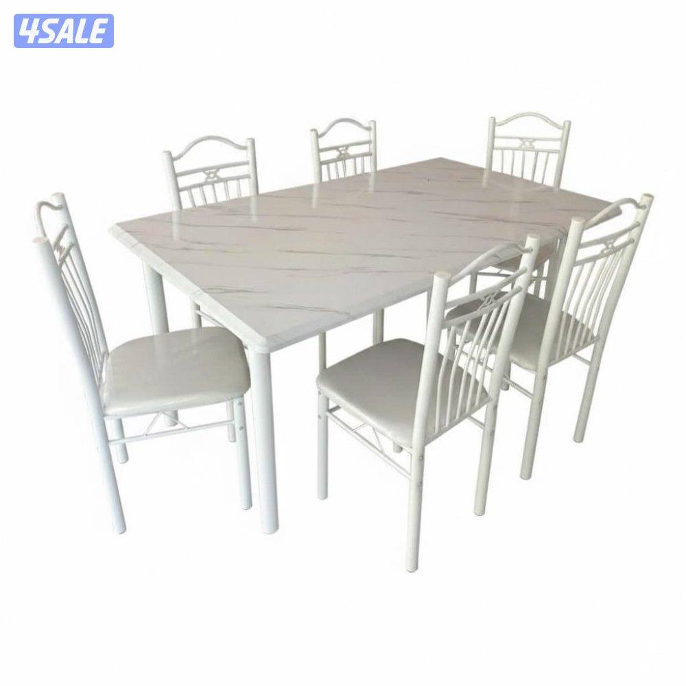 طاولات طعام خشب متوفر حق ست كراسي متوفر حق اربع كراسي جديد فقط4