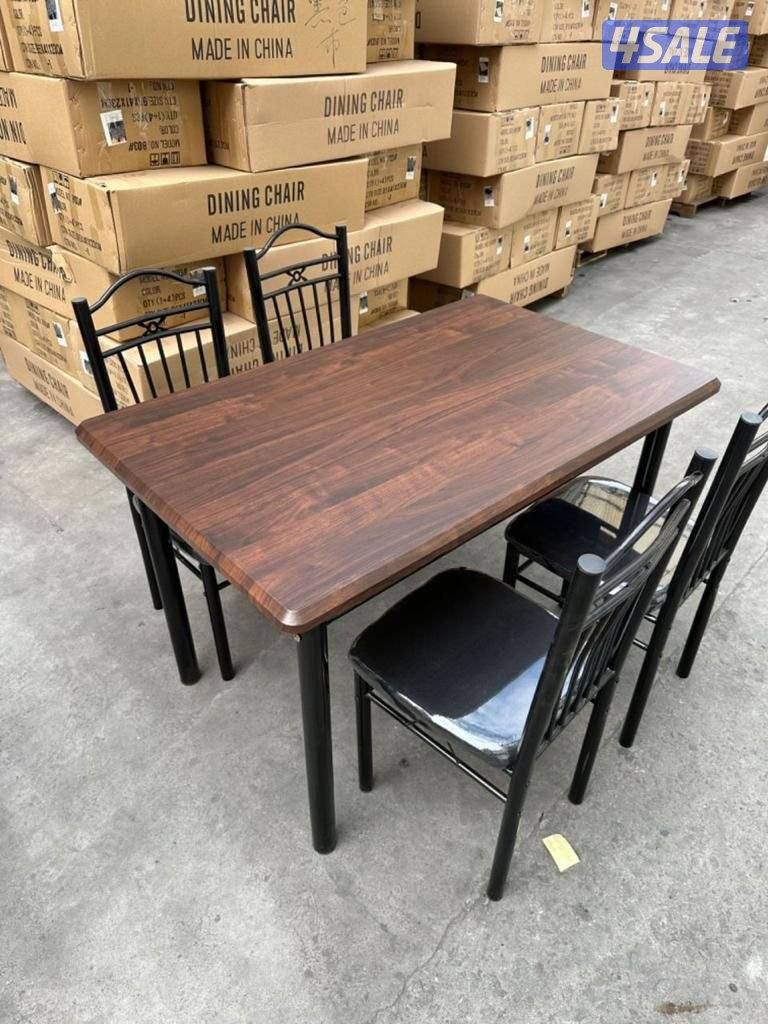 طاولات طعام خشب متوفر حق ست كراسي متوفر حق اربع كراسي جديد فقط6