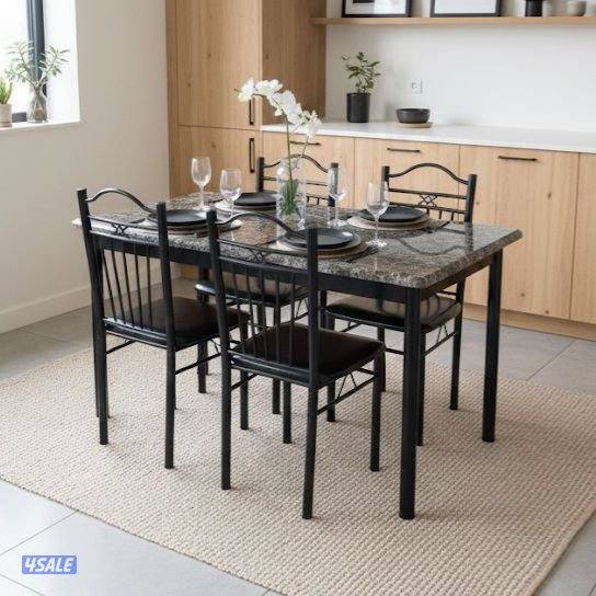 طاولات طعام خشب متوفر حق ست كراسي متوفر حق اربع كراسي جديد فقط8