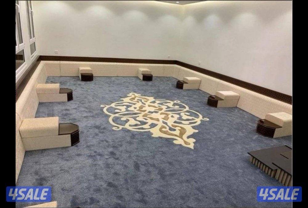 . سجاد حفر يدوي مساند ضهر بلاستك ثيل صناعي4