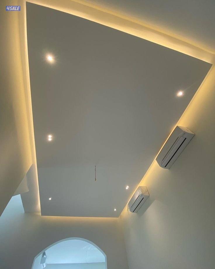 ديكور جبس بورد قاطع بارتيشن جبس بورد اسمنت بورد اصباغ بديل خشب بديل6