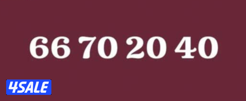 للبيع رقم مميز0