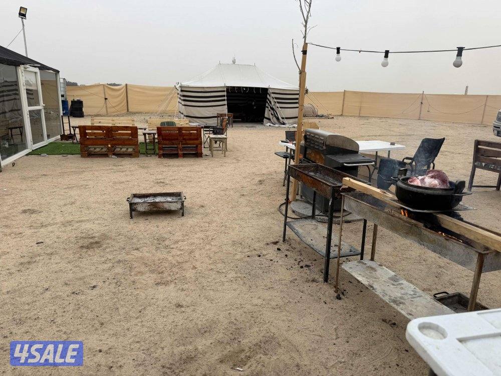 للايجار مخيم مكانه هادي ويصلح للعوايل1