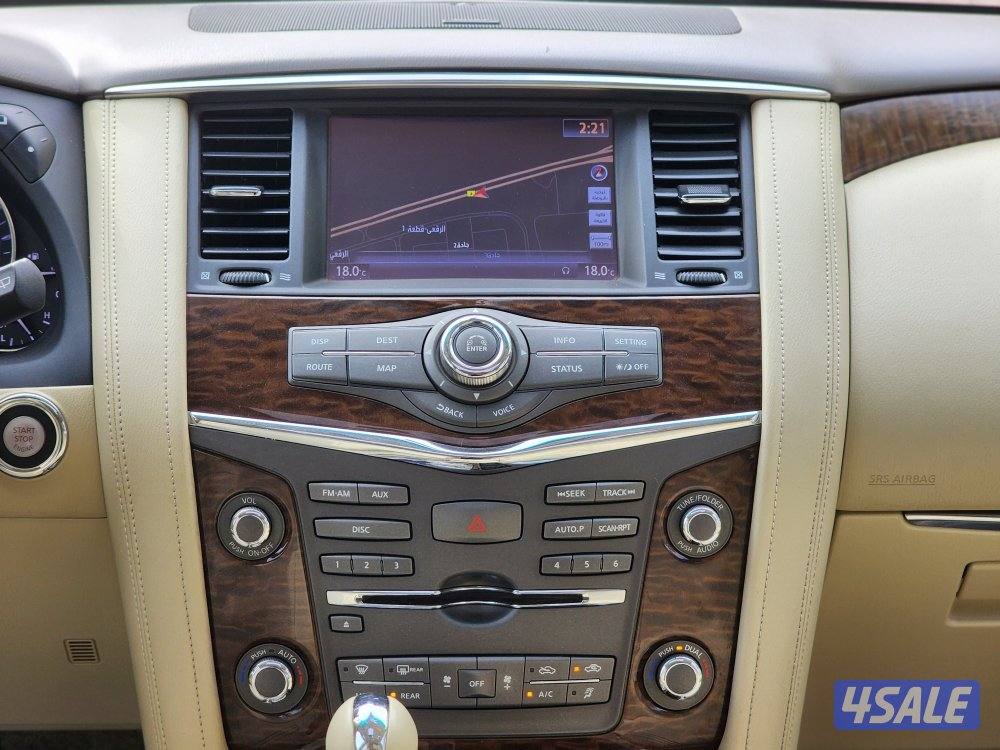 للبيع نيسان باترول 2014 بلاتينوم عداد 192 ألف كامل المواصفات شرط الفحص9