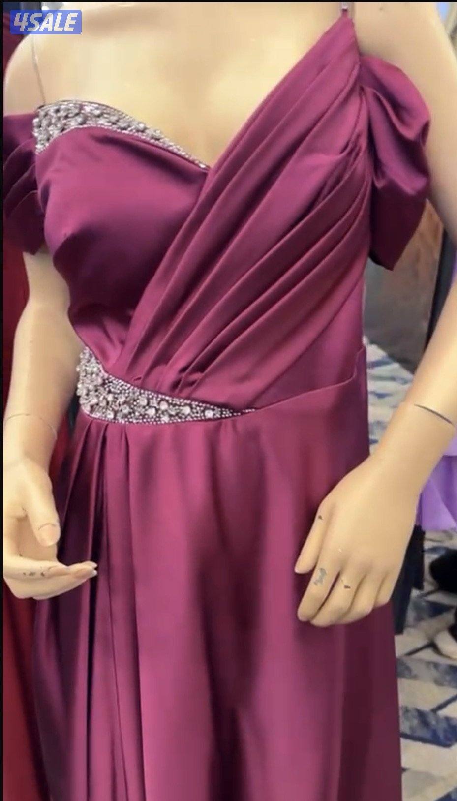 فستان سهرة جديد  بلون فخم وأنيق5