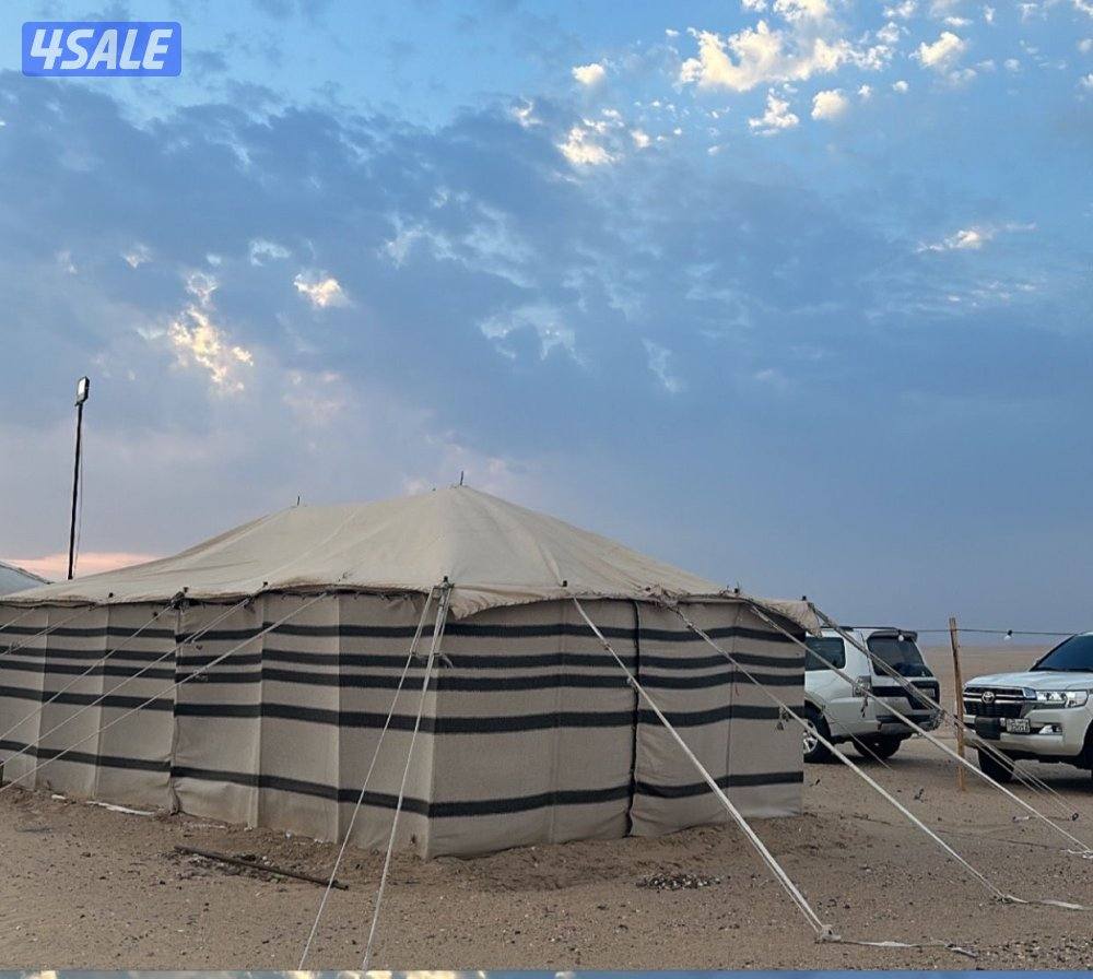 للبيع بيت شعر ابيضّ مقاس ٨/٥0