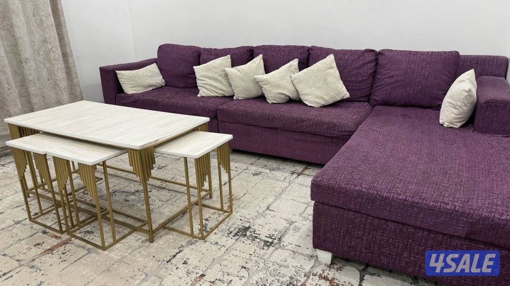 قنفات تفصال بالضجيج اسفنج البغلي ، طاولة ،زولية وممر وستارة0