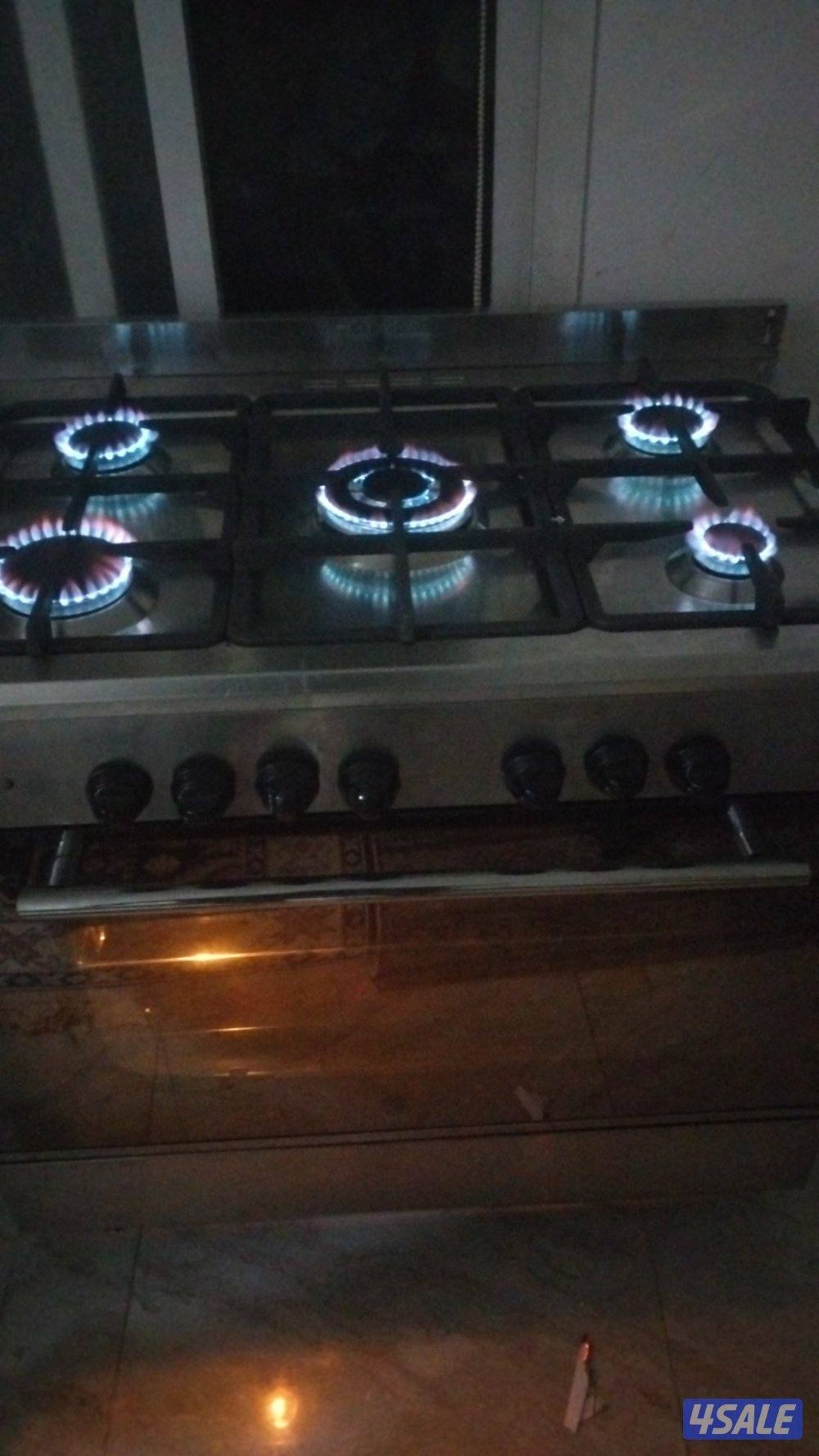 جليم جاز إيطالي ٩٠ف٦٠ حدايد زهر تقيل إشعال ذاتي باب محكم صاج وشبك وسيخ1