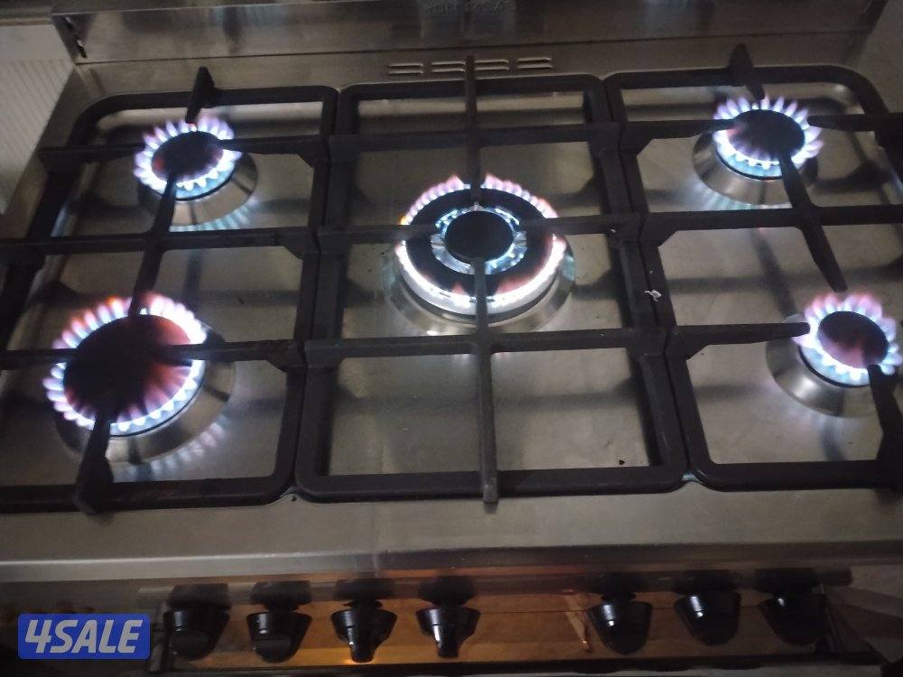 جليم جاز إيطالي ٩٠ف٦٠ حدايد زهر تقيل إشعال ذاتي باب محكم صاج وشبك وسيخ4