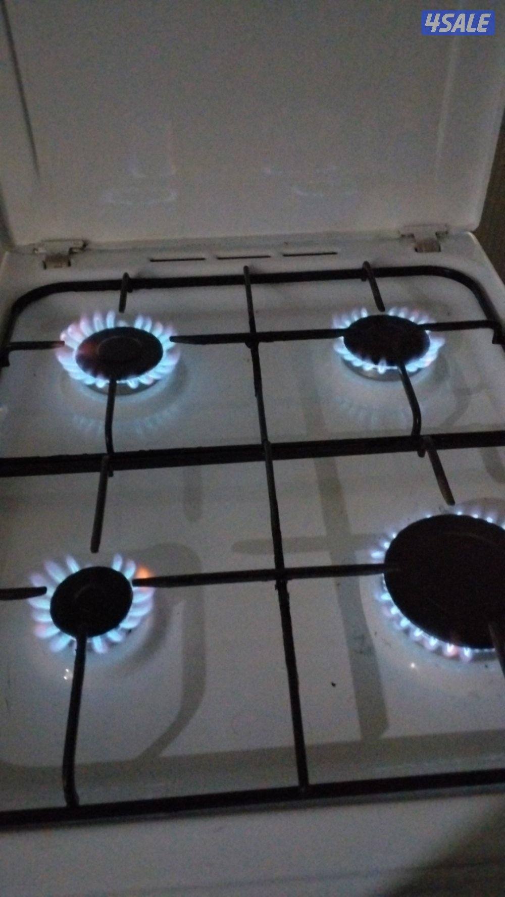 انديست إيطالي 4 عيون نار زرقا باب محكم غطاء صاج شرط الفحص ونظافة الجدي7