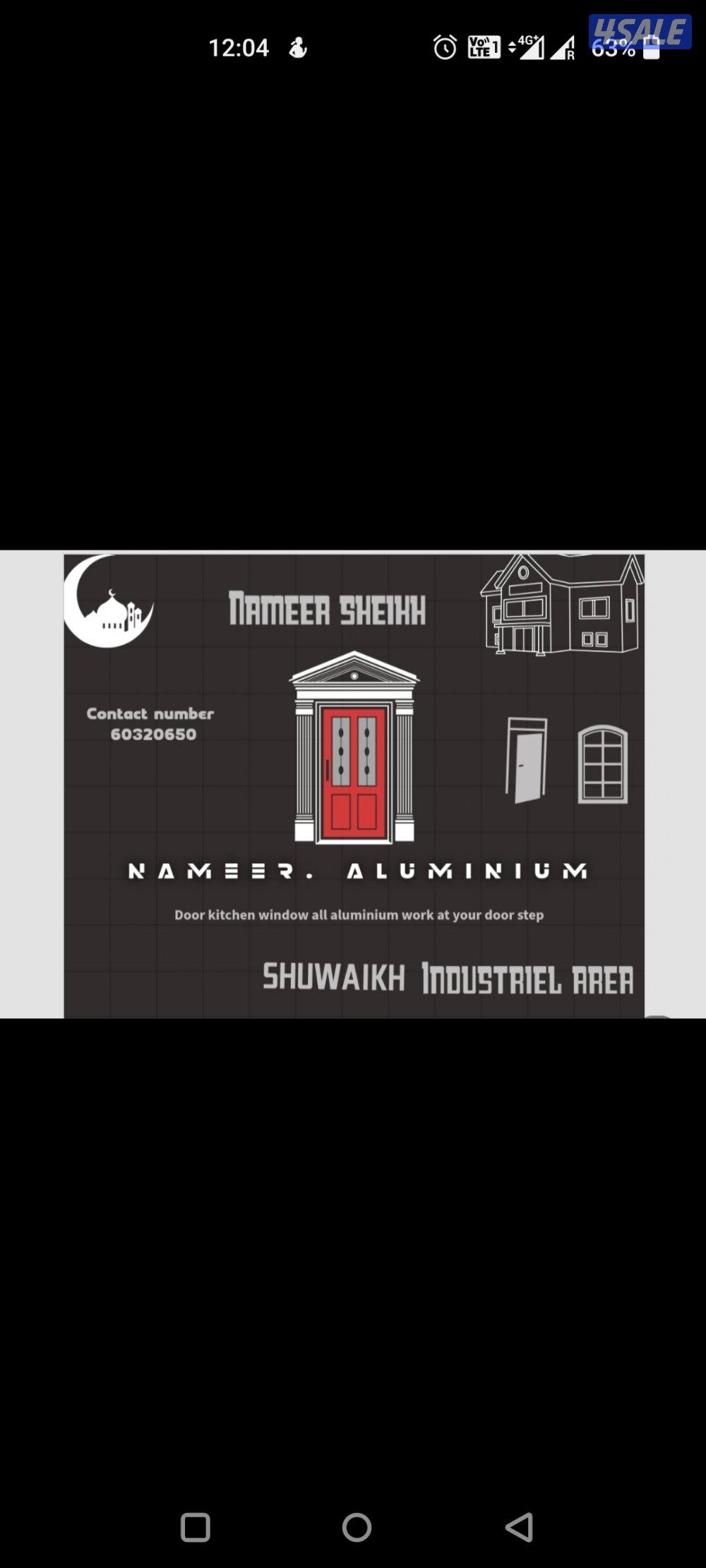 all type of aluminium work fix new door kitchen  window snd shutter0