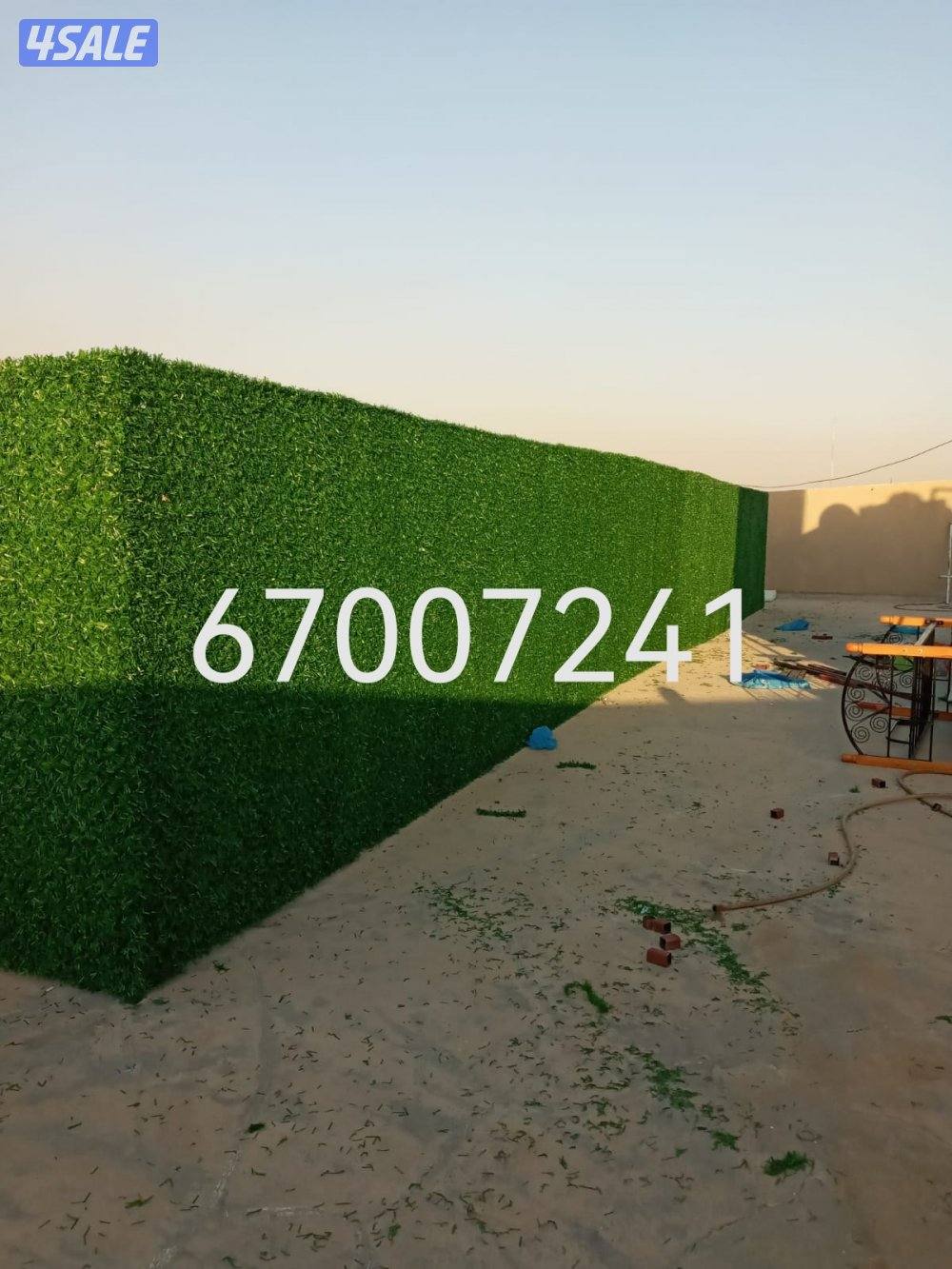 تنسيق حدائق تيل صناعي تيل طبيعي أسوار تركي بديل خشب ايناره4