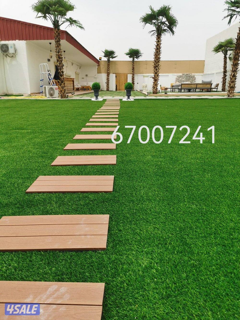 تنسيق حدائق تيل صناعي تيل طبيعي أسوار تركي بديل خشب ايناره5