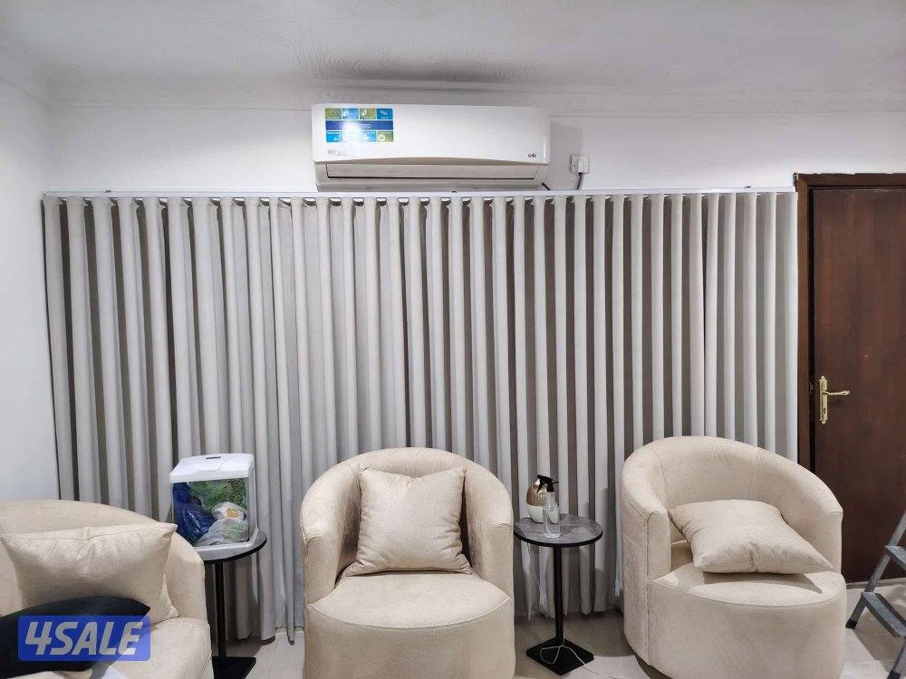 تعديل جميع الستاير وتركيب جميع الستاير وتفصالها ويفي ورول عازل للشمس0