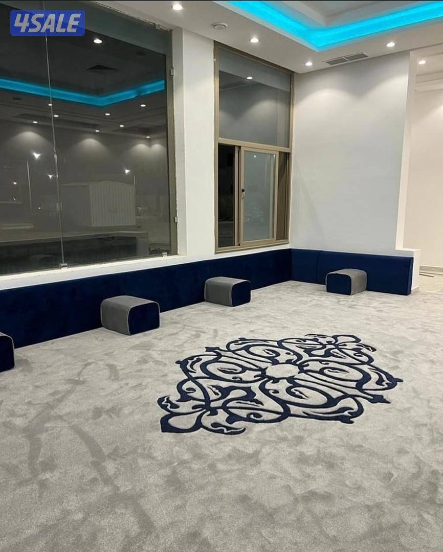 كل ما يخص الديوانيات لدينا سجاد مساند بغلي وسعودي نقشات حفر يدوي باركي9