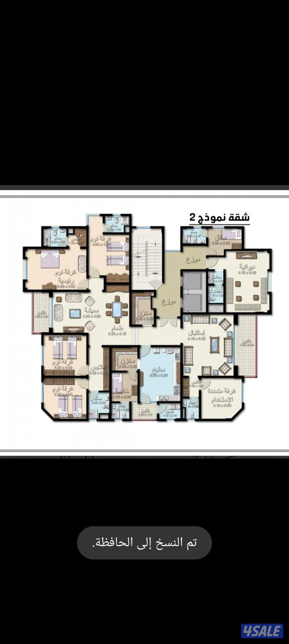 للبيع شقه بجابر الاحمد0