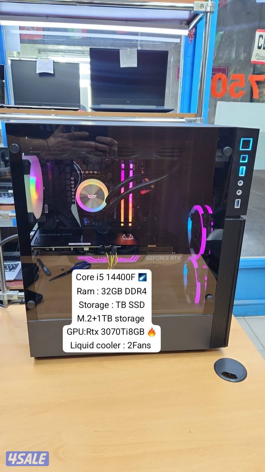 للبيع كمبيوترات بي سي جمينق جديد مستعمل بأرخص الاسعار اتصل ولاتتردد1