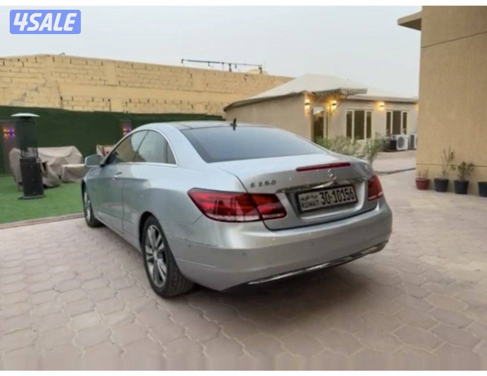مرسيدس es250 كوبي سيلفر موديل 2014 ماشي 190 الف نظيفه السياره0