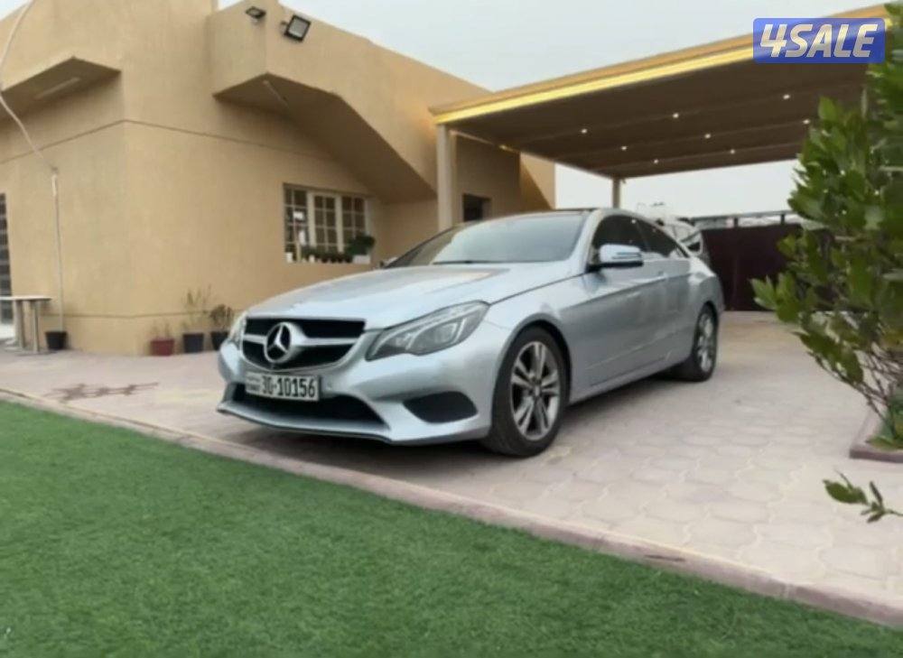 مرسيدس es250 كوبي سيلفر موديل 2014 ماشي 190 الف نظيفه السياره1